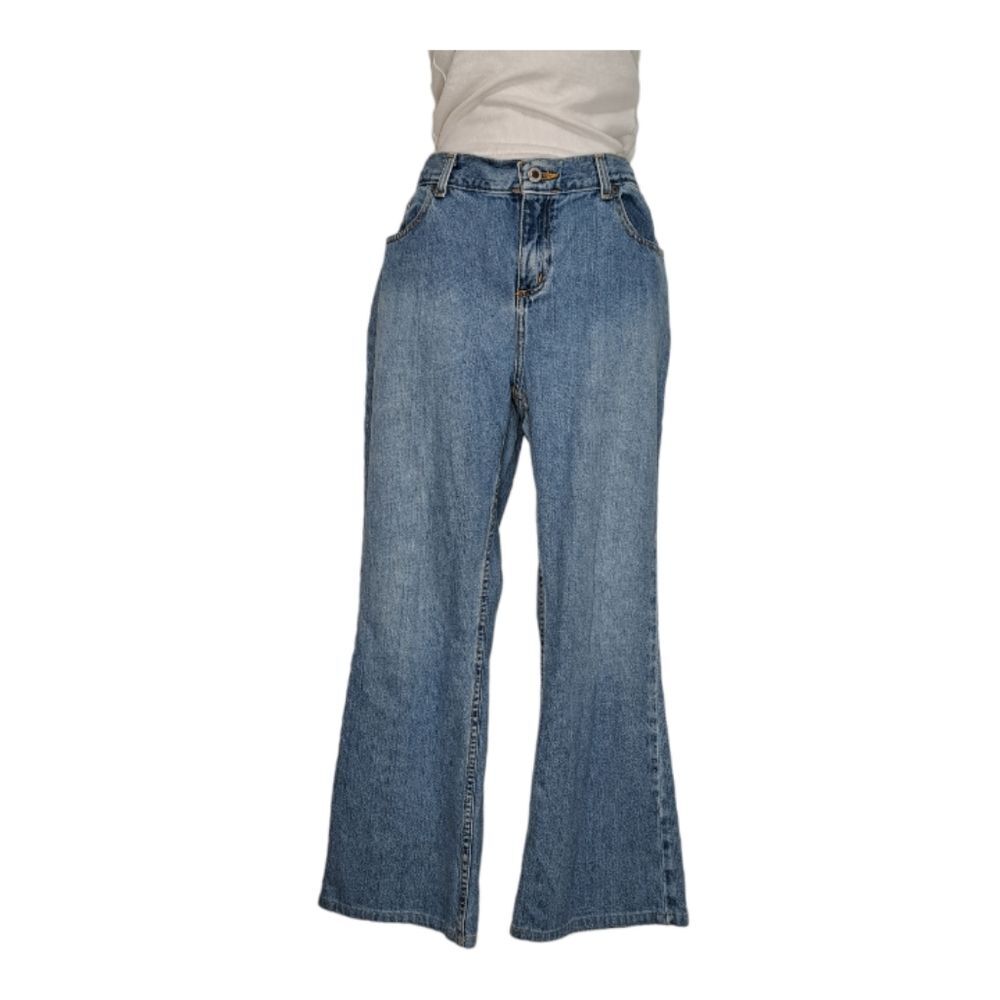 Arizona Jeans Co. Girls Bottoms Bootcut #03242-6 Size 16 1/2 (Plus) Medium Wash